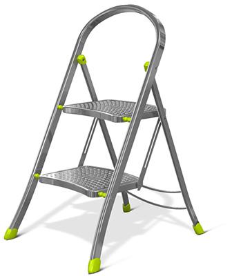 GIMI LADDER TIKO SUPER KITCHEN STOOL, Color : Grey