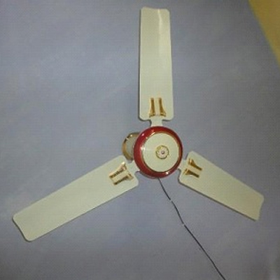 Matel Solar Ceiling Fan, Voltage : 12V DC