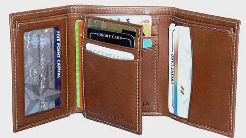 Plain Mens Leather Wallets, Technics : Attractive Pattern