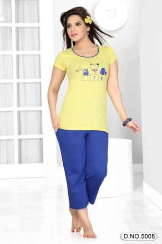 Ladies Capri Night Suit