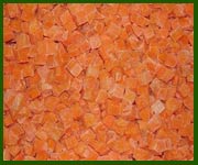 Organic Frozen Carrot, For Food, Juice, Pickle, Snacks, Packaging Type : PP Bags