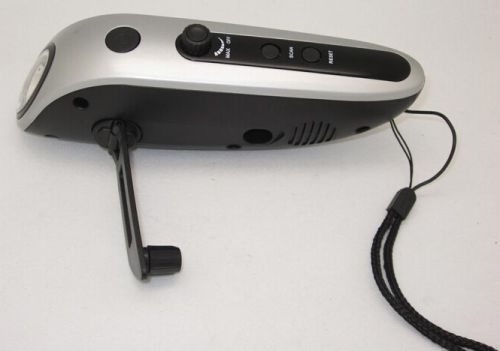 Solar Power Rechargeable LED Flashlight