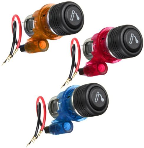 Motorcycle Cigarette Lighter Power Socket Plug Outlet