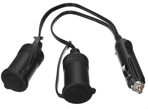 12v Female Car Motorbike Boat Cigarette Lighter Double Socket