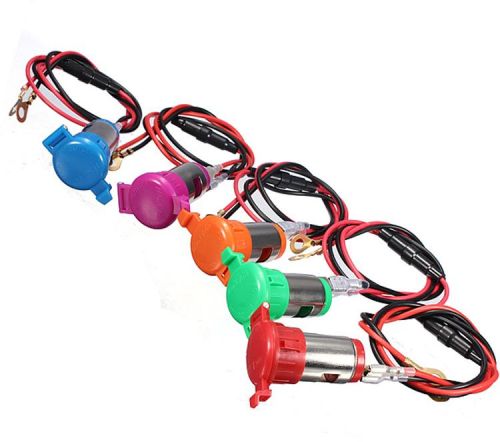 Car Motorcycle Tractor Cigarette Lighter Power Socket Plug Outlet'