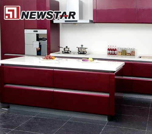 Multi Color Kitchen Quartz Countertop 108''x26'', 96''x25.5''