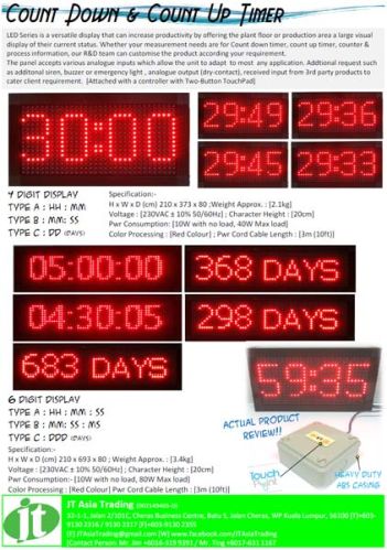 Scoreboard Clock, Packaging Type : Black & Copper