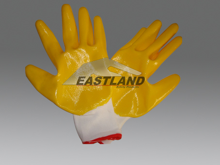 Nylon Nitrile Coated Safety Gloves