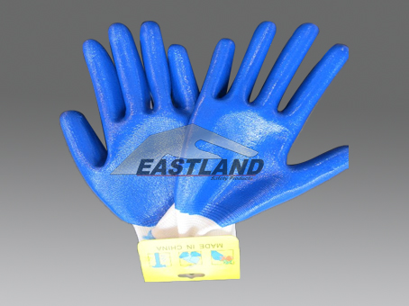 Work Safety Nitrile Coated Gloves