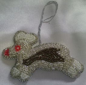 Christmas Rabbit Shape Decoration