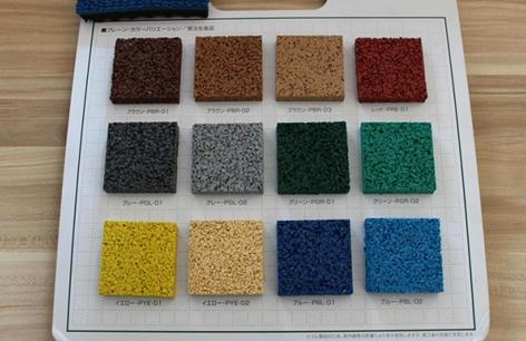 Multi Colored Rubber Granules