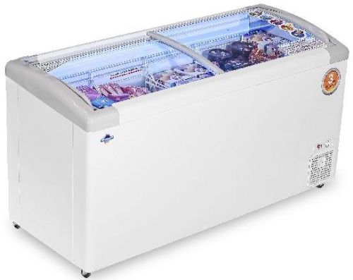 Curved Glass Top Freezer