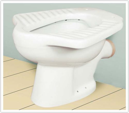 Polished Polished Anglo Indian Squat Pan, For Toilet Use, Feature : Durable, High Quality, Perfect Shape