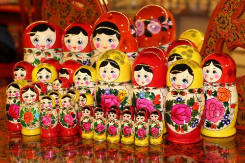 Dry linden wood Semenov Matryoshka Nesting Doll 7-50 cm