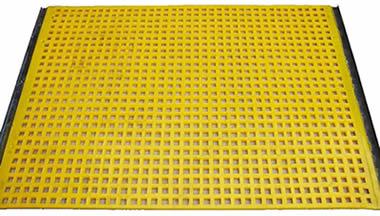 Tensioned Polyurethane Screen - Hooks For Easy Clamping