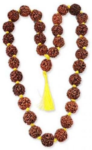 4 Mukhi Rudraksha Mala, For Religious, Size : Multisizes