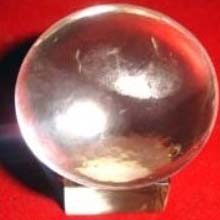 Round Crystal Ball, For Decoration, Pattern : Plain