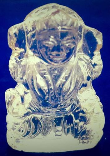 Plain Crystal Lakshmi Statue, Color : Transparent