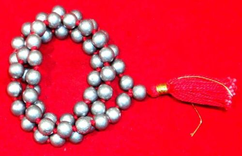 Polished Plain Mercury Bead Mala, Feature : Dustproof, Fine Finishing