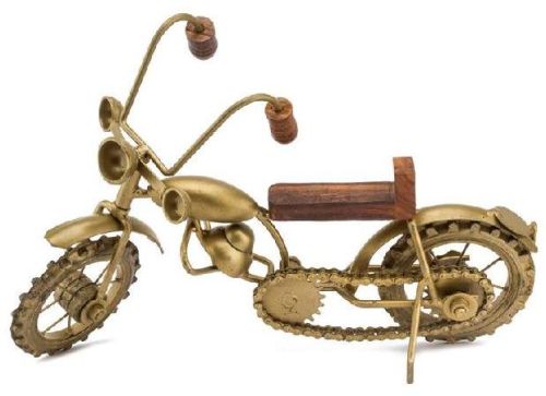 Antique Brass Bike, For Decoration, Color : Golden