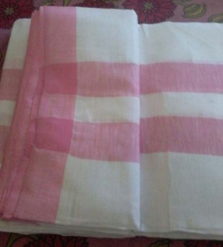 Double Border Linen Dhoti, Feature : Anti-Wrinkle, Comfortable, Easily Washable