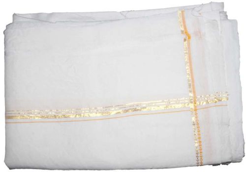 Plain Linen Dhoti, Technics : Woven