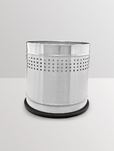 Stainless Steel Silver Round Planter