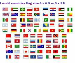 Naylon Material Foreign Flag