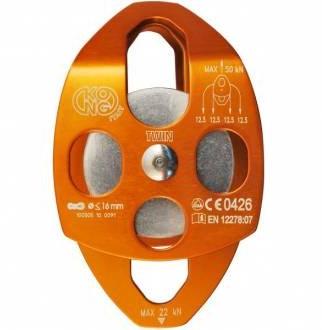 Aluminium Alloy Kong Twin Double Pulley, Outer Diameter : 16mm