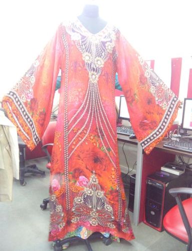 Digital Printed Long Kaftans