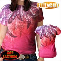 Ladies T Shirt With Burnout Print In Tirupur