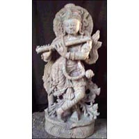 Sandstone Krishna Statue