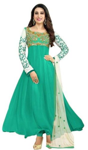 Semi Stitched Anarkali Suits