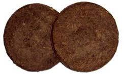 Round Biomass Fuels, Color : Brown