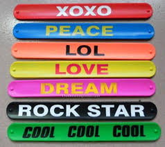 Silicone Slap Bracelets