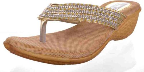 Diamond Wedges Heels Ladies Slippers