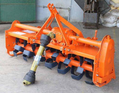 Hydraulic Semi Automatic Agricultural Rotavator, For Agriculture Use, Color : Orange