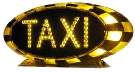 Light Shape: Rectangle Taxi Top