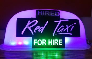 Light Shape Round Taxi Light