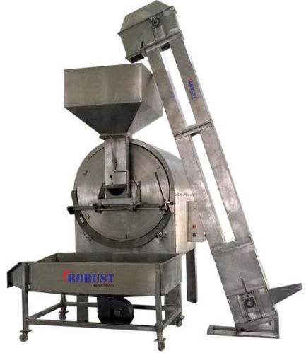 Radiant Heating Rotary Batch Roaster, For Industrial Use, Certification : ISI Certified