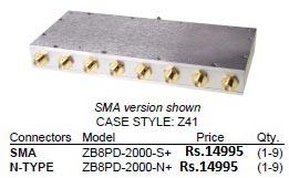 8 Way Splitter, Color : Black, Brown