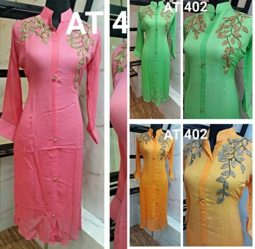 Heavy Embroidery Kurtis