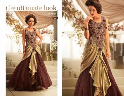 Net Fabric Designer Gown