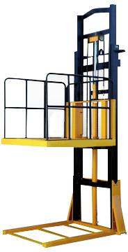 Semi Automatic Hydraulic Goods Lift, For Industrial, Feature : Best Quality, High Loadiing Capacity