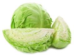 Oval Organic Fresh Cabbage, Color : Green