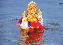 Pankaj Clay Ganesh Murti, For India Religious Purpose, Visarjan, Size : 4