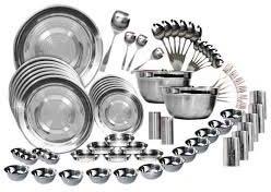 Stainless Steel Dinner Set, For Kitchen