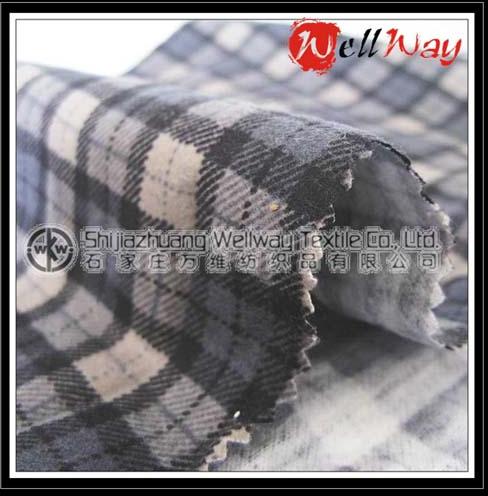 Cotton Brushed Printed Flannel Fabric