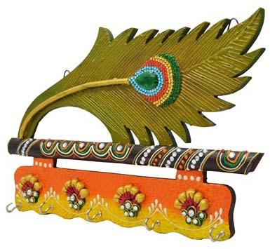 Papermasi Bansuri Key Holder, Design : Plain