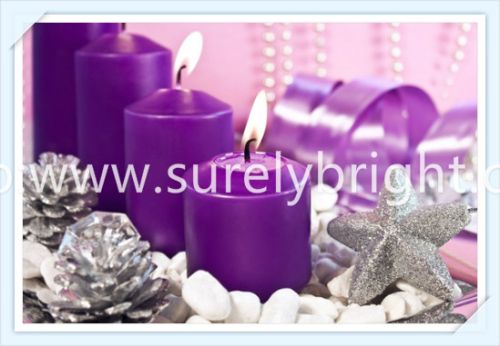 Paraffin wax Coffee Color Votive Candles By Pressed